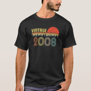 Vintage 2008,13. Geburtstagsgeschenkidee für Kinde T-Shirt