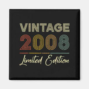 Vintage 2008 Limited Edition 18-jähriger 18. Gebur Magnet