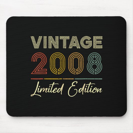 Vintage 2008 Limited Edition 18-year-old 18th Birt Mousepad (Vorne)