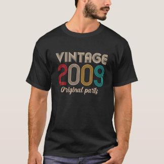Vintage 2009 13. Geburtstagsgeschenke Retro Vintag T-Shirt