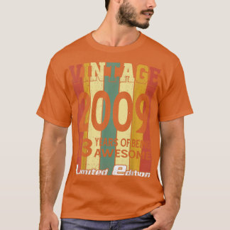 Vintage 2009 13 Jahre großartig 13. Geburtstag T-Shirt