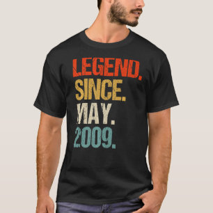 vintage 2009 14. Geburtstag Retro 14 Jahre alt 1 T-Shirt
