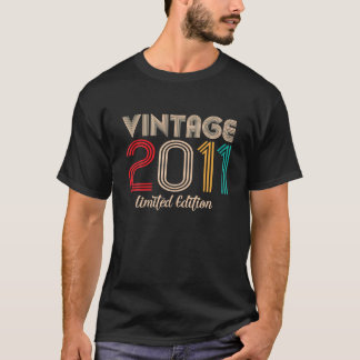 Vintage 2011 Limitierte Auflage 11. Geburtstag 11 T-Shirt