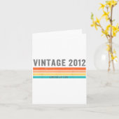 Vintage 2012 Limited Edition - 13th Birthday Gift Karte (Gelbe Blume)