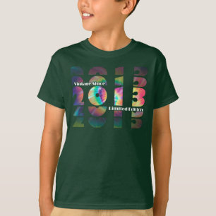 Vintage 2013 Limitierte Edition Tie Dye Geschenke T-Shirt