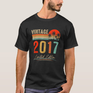 Vintage 2017 5. Geburtstag 5 Jahre alt T-Shirt
