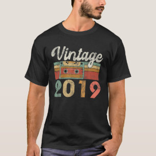 Vintage 2019 Best Of 3. Geburtstag Junge Mädchen T-Shirt