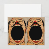 Vintage 2 Große Münder Postkarte (Vorne/Hinten)