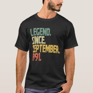 Vintage 30 Jahre alt - Lustige Legende seit Septem T-Shirt