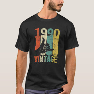 Vintage 31. Geburtstag Shaka 1990 Surfen Zeichen R T-Shirt