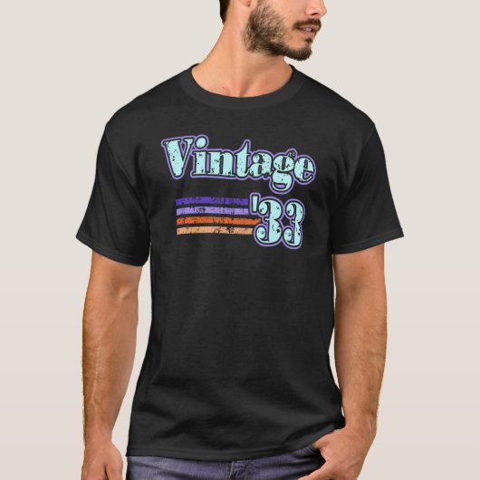 Vintage 33 T-Shirt (Vorderseite)