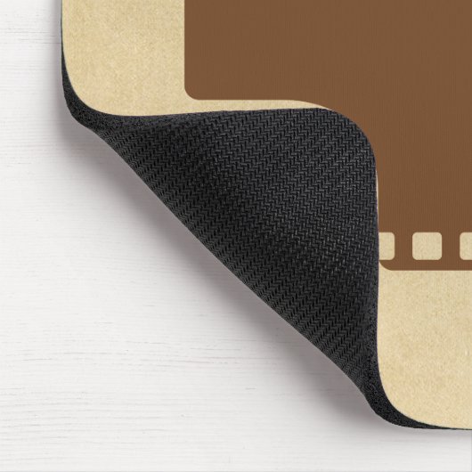Vintage 35mm Film Fotografie Mousepad (Ecke)