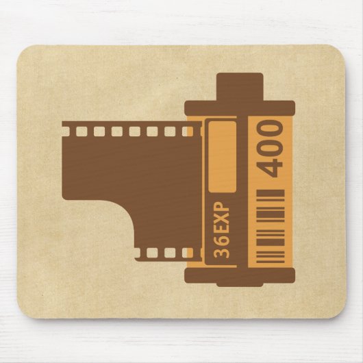 Vintage 35mm Film Fotografie Mousepad (Vorne)