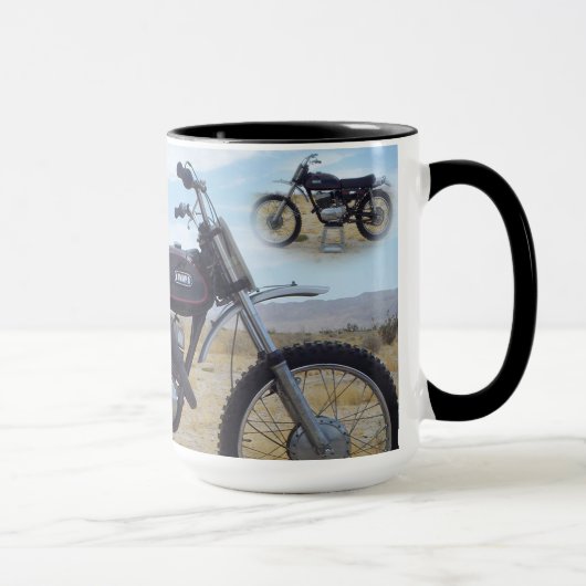 Vintage 360MX Motorrad-Tasse Tasse (Rechts)