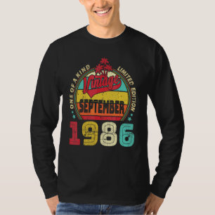 Vintage 36. Geburtstag Großartig seit September 19 T-Shirt