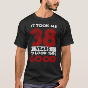 Vintage 38 Jahre alte lustige 38. Geburtstagsgesch T-Shirt