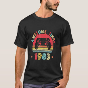 Vintage 39. Geburtstag Großartig Seit 1983 Retro-S T-Shirt