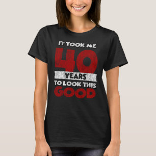 Vintage 40 Jahre alte lustige 40. Geburtstagsgesch T-Shirt