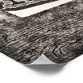 Vintage 40er-Jahre-Musik - Poster (Ecke)