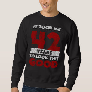 Vintage 42 Jahre alte lustige Geschenke zum 42. Ge Sweatshirt
