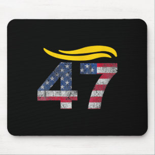 Vintage 47 Trump Haar 2 Mousepad