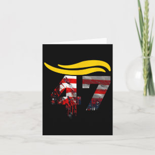 Vintage 47 Trump Haar 5 Karte