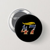 Vintage 47 Trump Haar 6 Button (Vorne & Hinten)