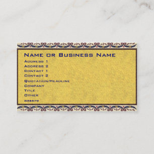 Vintage 48 Star American Flag Business Card Visitenkarte