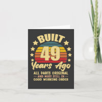 Vintage 49. Geburtstag Vor 49 Jahren Gebaut Lustig
