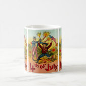 Vintage 4. Juli Kaffeetasse (Mittel)