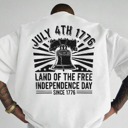 Vintage 4. Juli Liberty Bell patriotische Kunst T-Shirt