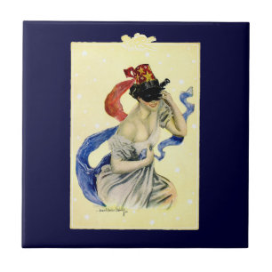 Vintage 4. Juli - patriotische Maskenparty Fliese