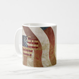 Vintage 4. Juli Unabhängigkeitstag Design Kaffeetasse