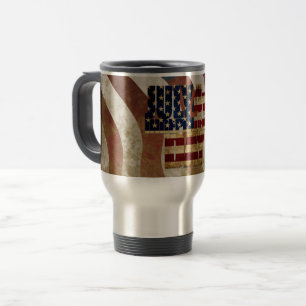 Vintage 4. Juli Unabhängigkeitstag Design Reisebecher