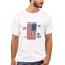 Vintage 4. Juli USA-Flagge Freigeist Patriotisch