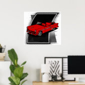 Vintage 500 Autopulver Poster (Heimbüro)