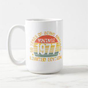 Vintage 50 Geburtstagsdekorationen Männer 50er 197 Kaffeetasse