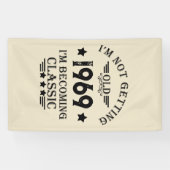 Vintage 50. Geburtstagsparty Banner (Horizontal)