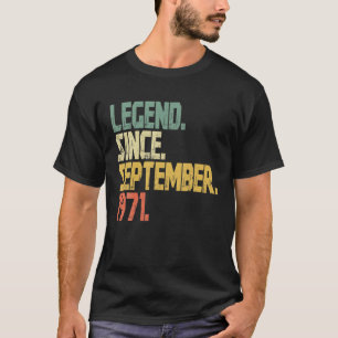 Vintage 50 Jahre alt - Lustige Legende seit Septem T-Shirt