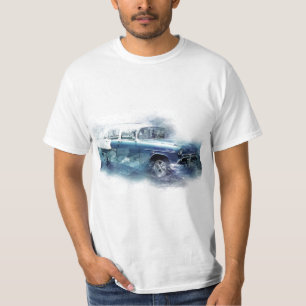 Vintage 50er Jahre Chevy Car Digital Art T-Shirt
