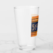 Vintage 51st Street, Times Square, Manhattan, NYC Glas (Rechts)