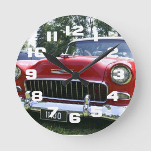 Vintage 56 Chevy Mittelrunde Uhr