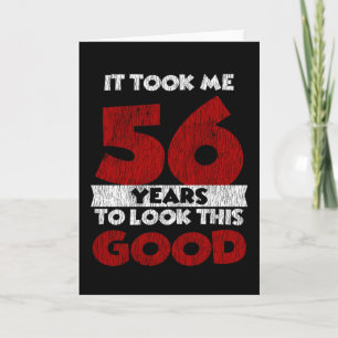 Vintage 56 Jahre alte lustige 56. Geburtstagsgesch Karte