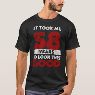 Vintage 58 Jahre alte lustige 58. Geburtstagsgesch T-Shirt