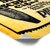 Vintage 5 Cent Discretion Zigarrendrucke Poster (Ecke)