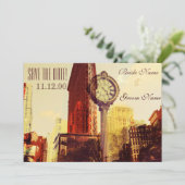 Vintage 5. einladung (Stehend Vorderseite)