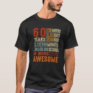 Vintage 60. Geburtstag 60 Jahre Hochzeitstag T-Shirt