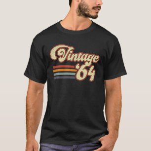 Vintage 60. Geburtstag Männer Frauen Lustig 1964 6 T-Shirt