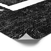 Vintage 60er Jahre Musik - Poster (Ecke)