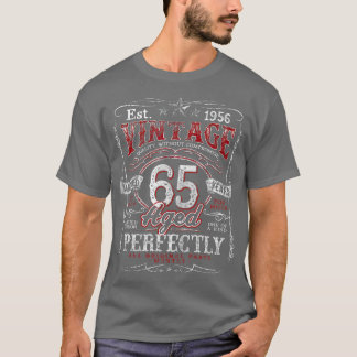 Vintage 65. Geburtstag 1956 Limited Edition Gebore T-Shirt